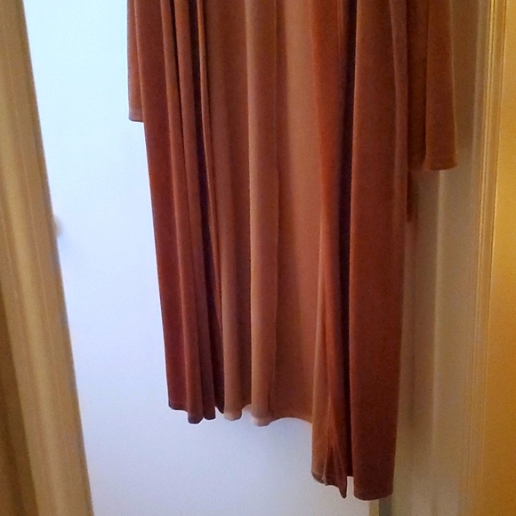 Forever 21 Plus Size Plush Longline Coat - Picture 3 of 4